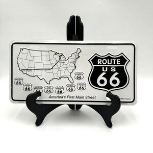 1995 Route 66 America's First Main Street License Plate New Sealed. Street Rod